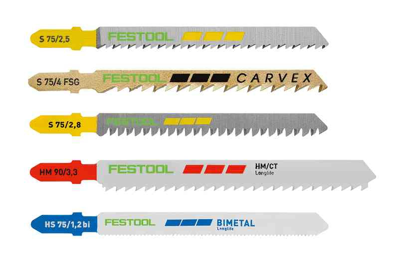 Festool 578071 21-Piece Jigsaw Blade Assortment (Wood/Plastic/Metal)