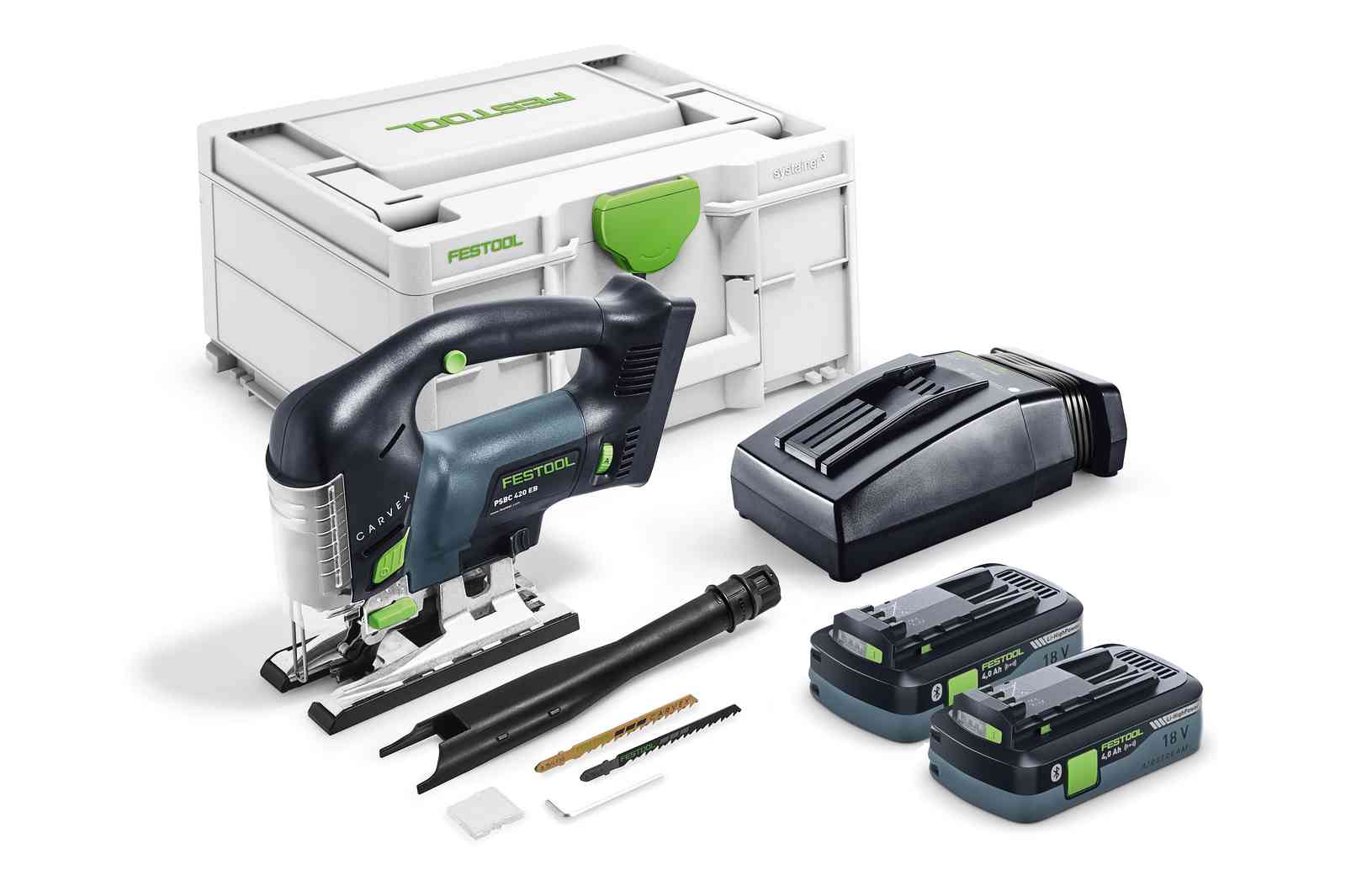 Festool 576535 Carvex PSBC 420 Cordless Jigsaw Li 4.0 PLUS - Tool