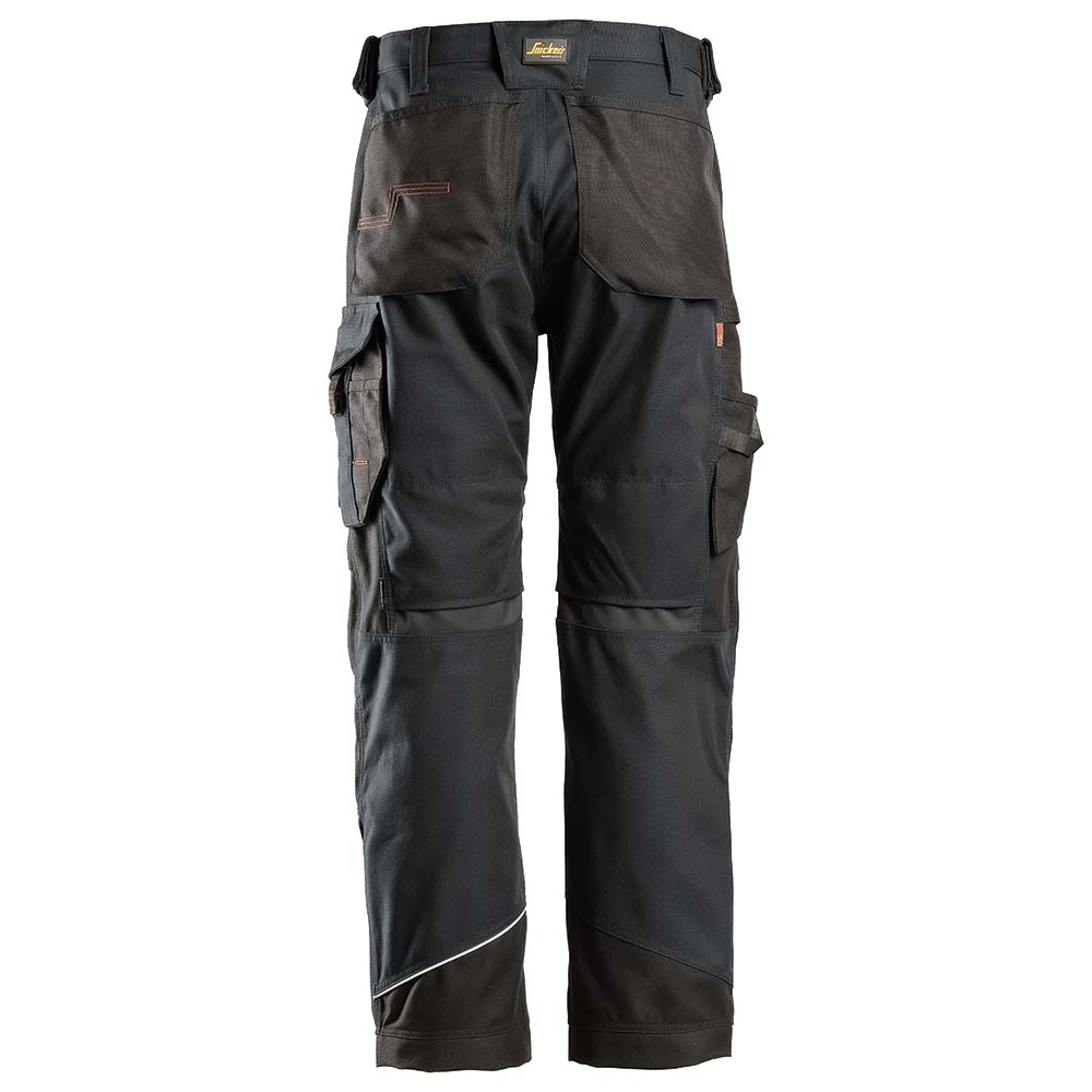 Snickers 6241 AllroundWork Stretch Work Trousers with Holster Pockets  White/Black